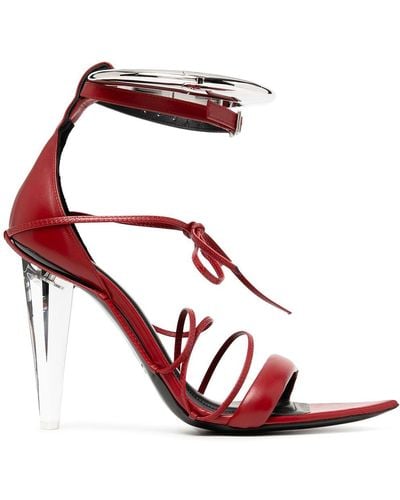Peter Do Transparent-heel Sandals - Red