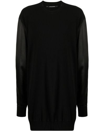 Julius Cross Switch Long-sleeve T-shirt - Black