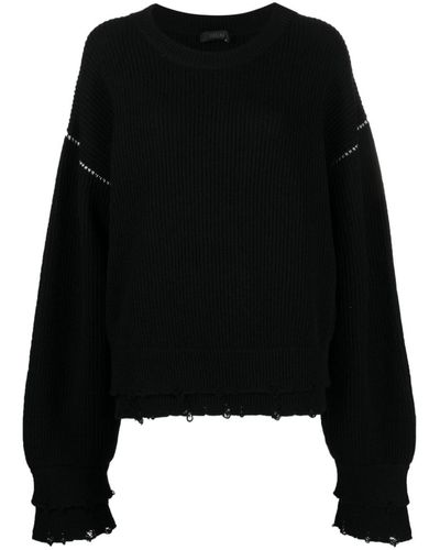 Ssheena Kevin Ribbed-knit Sweater - Black