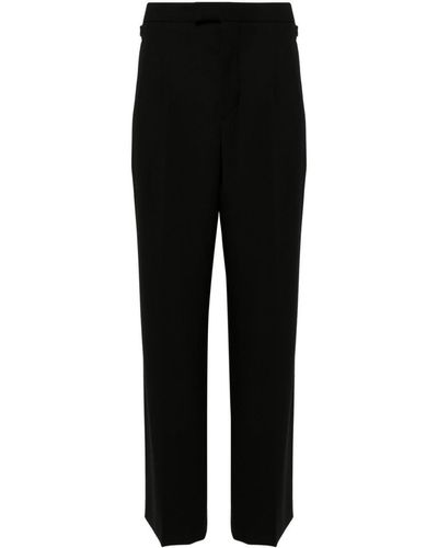 Ami Paris Mid-rise Tailored Trousers - Black