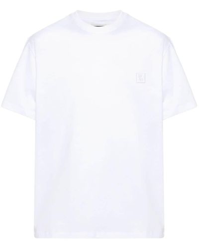 WOOYOUNGMI T-Shirt aus Baumwolljersey - Weiß
