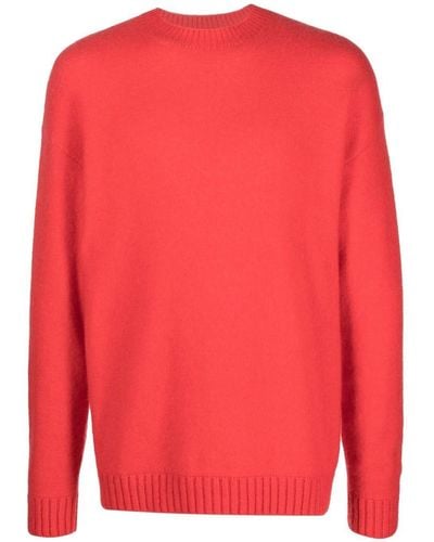 Laneus Cashmere Crew-neck Sweater - Red