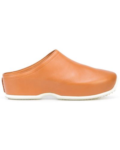 Rosetta Getty Slip-on Leather Trainers - Brown