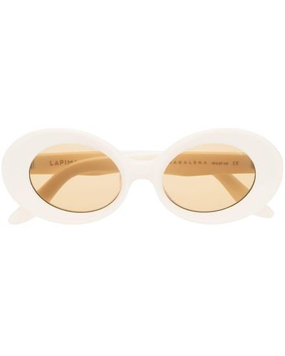 LAPIMA Oval-frame Sunglasses - Natural