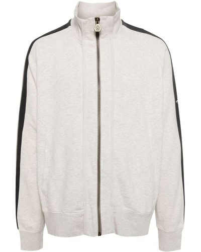 PUMA Side-stripe zipped jacket - Gris