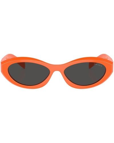 Prada Gafas de sol con montura cat eye - Rojo