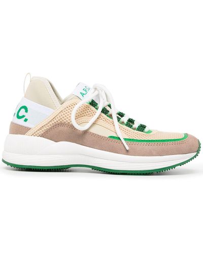 A.P.C. Sneakers con stampa - Bianco