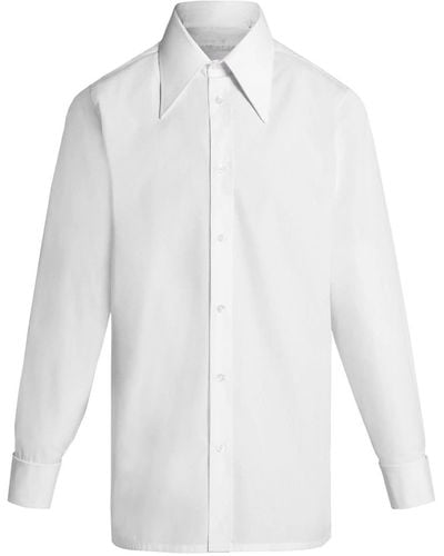 Maison Margiela ポインテッドカラー シャツ - ホワイト