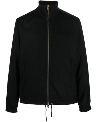 Paul Smith High-neck Zipped Jacket - Black