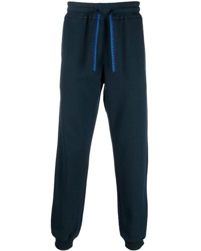 Lanvin Pantalones de chándal con cordones - Azul