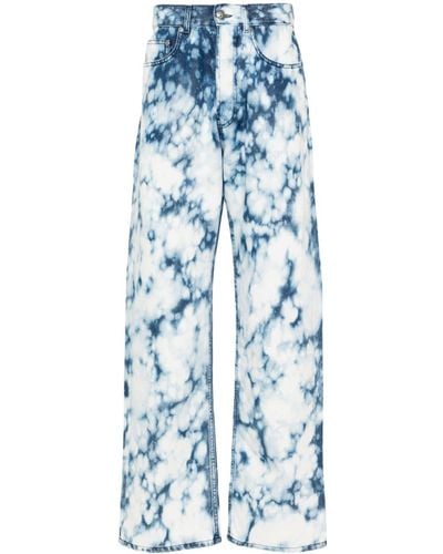 Palm Angels Summer Loose-fit Jeans - Blue