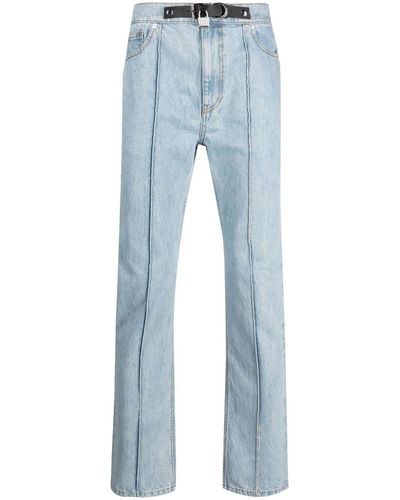 JW Anderson Padlock-detail Straight-leg Jeans - Blue