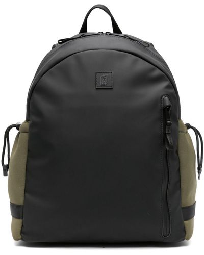 Liu Jo Raised-logo Paneled Backpack - Black