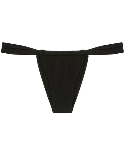 Amir Slama Fitted Bikini Bottoms - Black