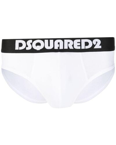 DSquared² ロゴ ブリーフ - ホワイト