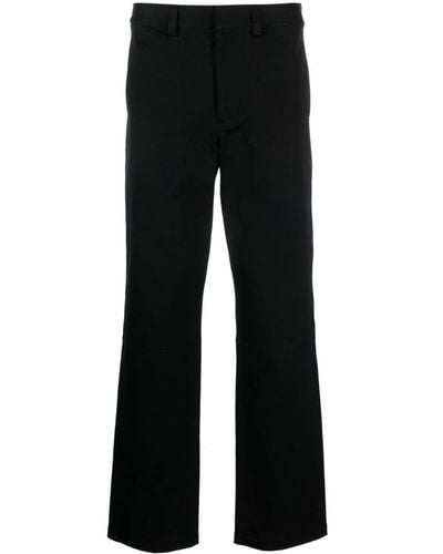 Helmut Lang Utility High-waisted Wide-leg Trousers - Black