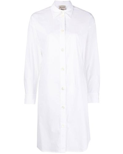 Semicouture ボタン シャツドレス - ホワイト
