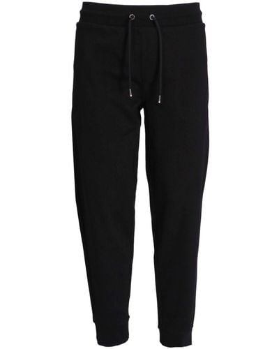 BOSS Tapered Cotton-blend Track Pants - Black