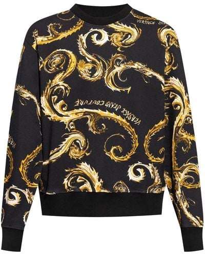 Versace Sweatshirt mit Regalia Baroque-Print - Schwarz