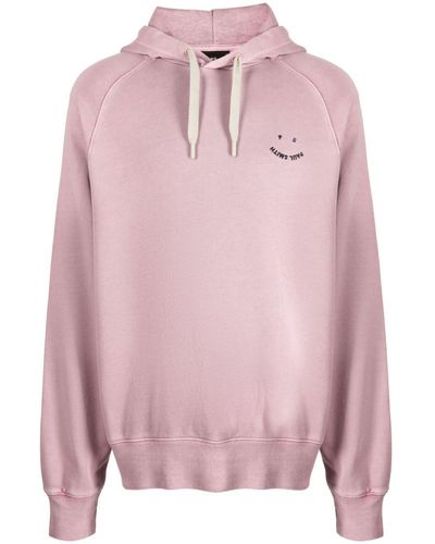 PS by Paul Smith Logo-print Cotton Hoodie - Pink