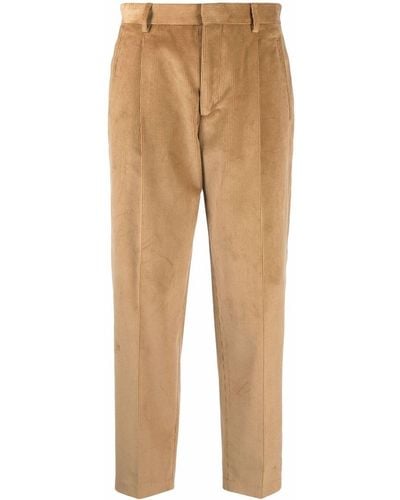Woolrich Pantalones de pana capri - Marrón