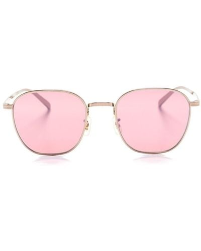 Oliver Peoples Rynn Sonnenbrille mit rundem Gestell - Pink