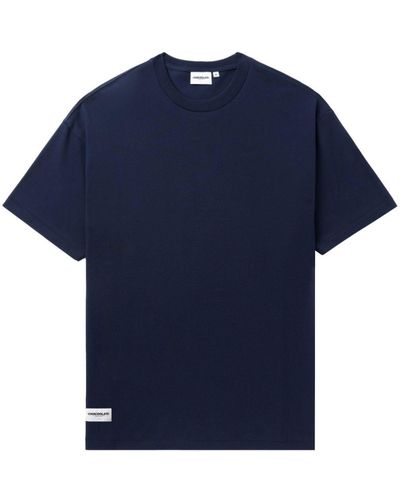 Chocoolate T-shirt con applicazione - Blu