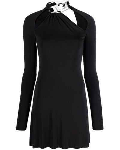 DIESEL Mini-jurk Met Logoplakkaat - Zwart