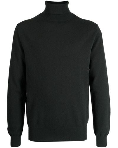 N.Peal Cashmere The Trafalgar Roll-neck Sweater - Black