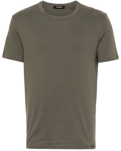 Tom Ford T-shirt Met Ronde Hals - Groen