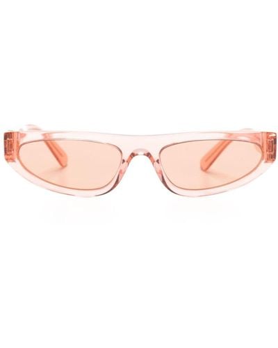 Miu Miu Glimpse oval-frame sunglasses - Pink
