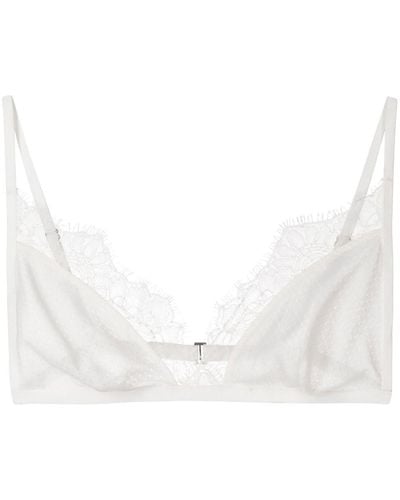 Dion Lee Chantilly Triangle Bra - White