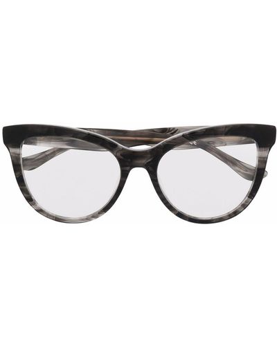 Donna Karan Brille mit meliertem Gestell - Schwarz