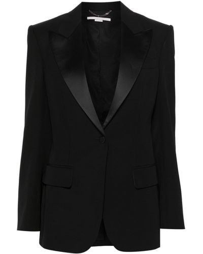 Stella McCartney Wool Single-breasted Blazer - Black