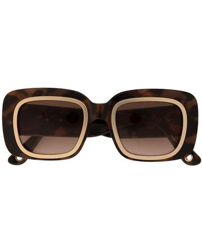 Cult Gaia Meira Tortoiseshell Sunglasses - Brown