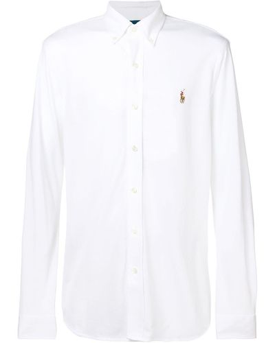 Polo Ralph Lauren Button-down-Hemd mit Logo - Weiß