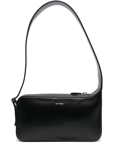 Courreges Calf-leather Shoulder Bag - Black