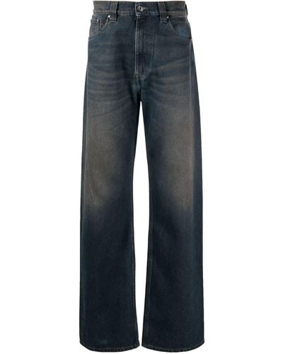 Y. Project Straight-Leg-Jeans mit Logo - Blau