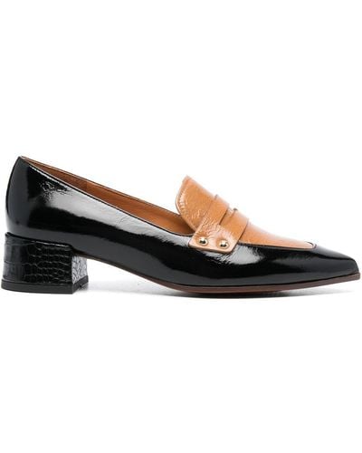 Chie Mihara Jey 40mm Pointed-toe Loafers - Brown