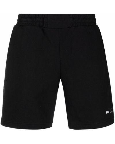 McQ Logo-print Track Shorts - Black