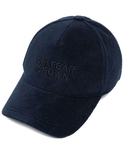 Orlebar Brown Ellwood French-terry Lining Cap - Blue