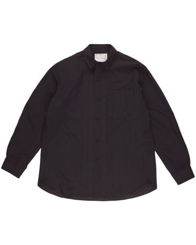 Sacai Camicia con pieghe - Blu