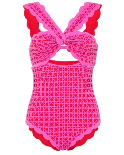 Marysia Swim East River Knotted Swimsuit - Pink