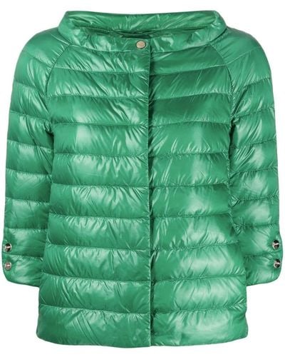 Herno Elsa Quilted Puffer Jacket - Green