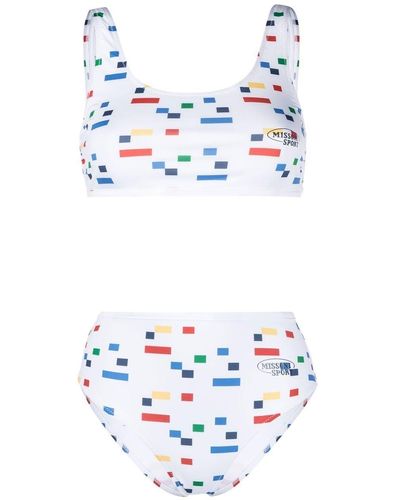 Missoni Sport Graphic-print Bikini - White