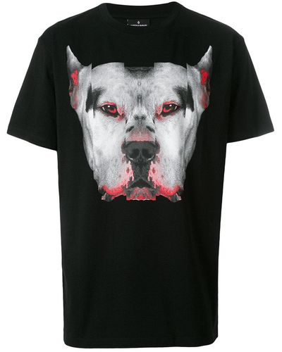 Marcelo Burlon T-shirt con cane - Nero