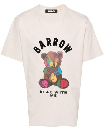Barrow Logo-print T-shirt - White