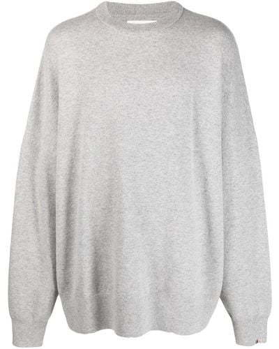 Extreme Cashmere Crew-neck Cashmere-blend Sweater - Gray
