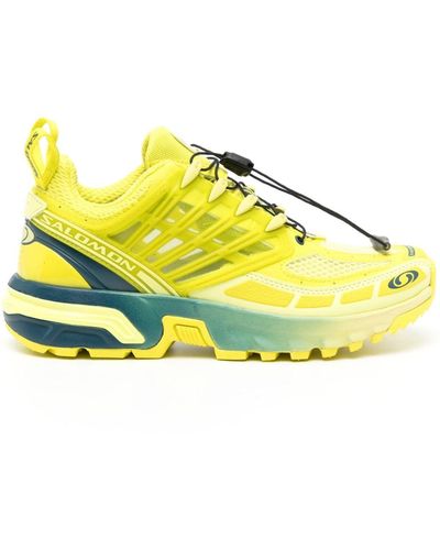 Salomon Advanced Acs Pro Paneled Sneakers - Yellow