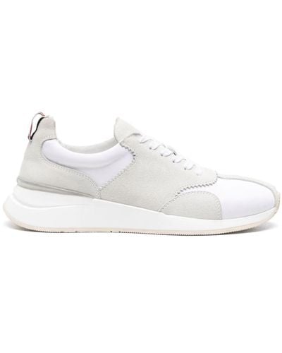Thom Browne Sprinter Panelled Trainers - White